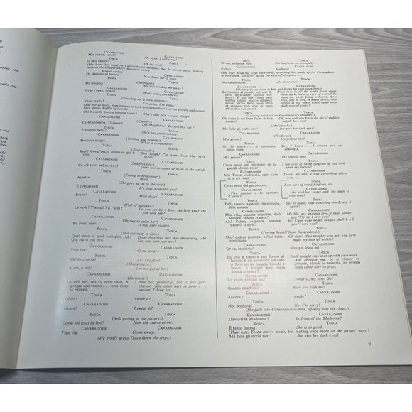 Puccini Tosca Tebaldi Del Monaco London DECCA SXL 2180-1 2LP 1ED Wallet Cover - Picture 9 of 11